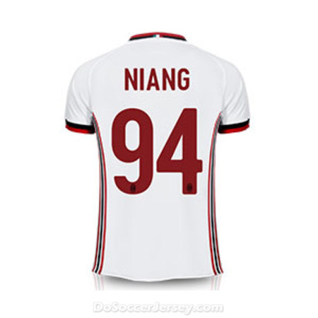 AC Milan 2017/18 Away Niang #94 Shirt Soccer Jersey - Click Image to Close