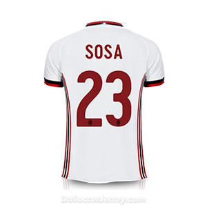 AC Milan 2017/18 Away Sosa #23 Shirt Soccer Jersey
