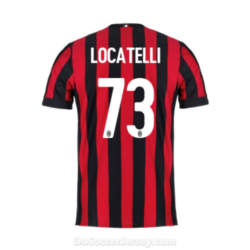 AC Milan 2017/18 Home Locatelli #73 Shirt Soccer Jersey - Click Image to Close