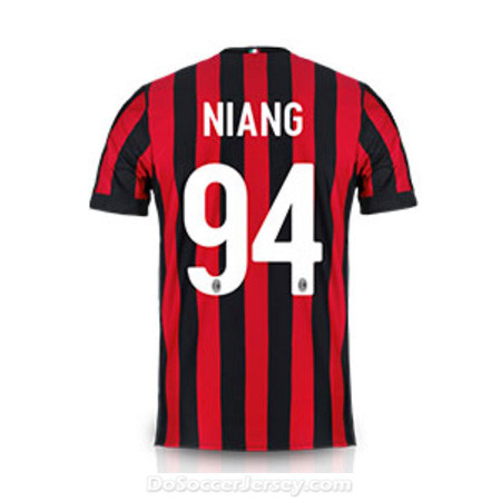 AC Milan 2017/18 Home Niang #94 Shirt Soccer Jersey