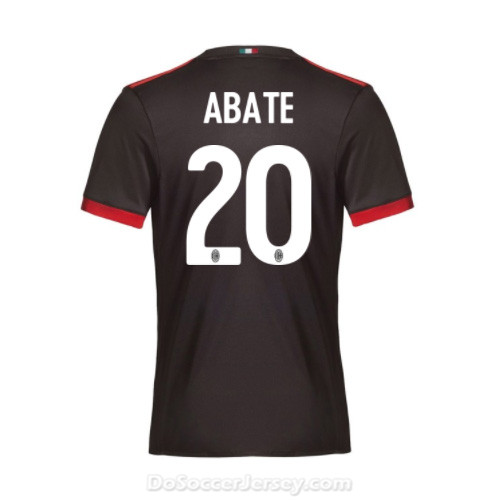 AC Milan 2017/18 Third Abate #20 Shirt Soccer Jersey