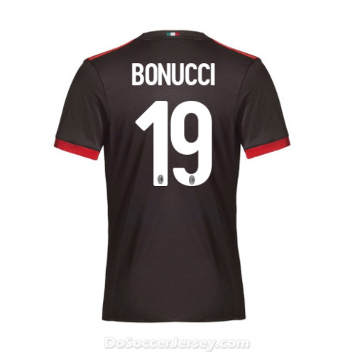 AC Milan 2017/18 Third Bonucci #19 Shirt Soccer Jersey - Click Image to Close