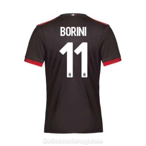 AC Milan 2017/18 Third Borini #11 Shirt Soccer Jersey - Click Image to Close