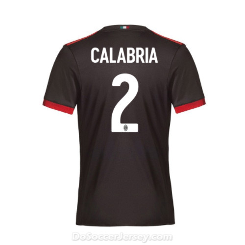 AC Milan 2017/18 Third Calabria #2 Shirt Soccer Jersey