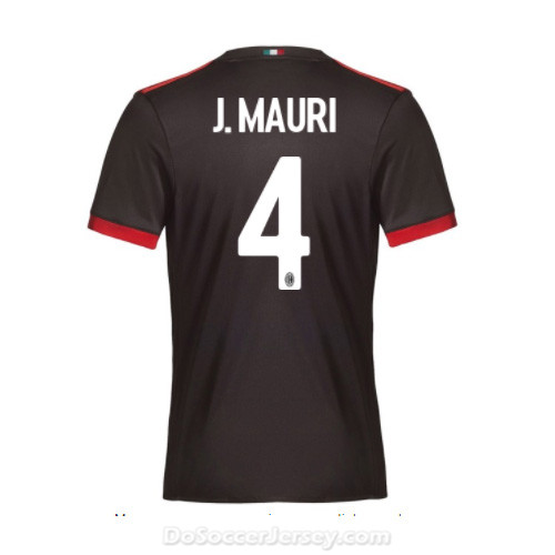 AC Milan 2017/18 Third J.Mauri #4 Shirt Soccer Jersey - Click Image to Close