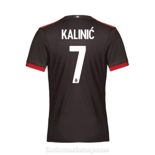 AC Milan 2017/18 Third Kalinic #7 Shirt Soccer Jersey - Click Image to Close