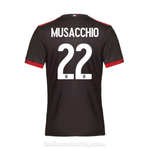 AC Milan 2017/18 Third Musacchio #22 Shirt Soccer Jersey - Click Image to Close