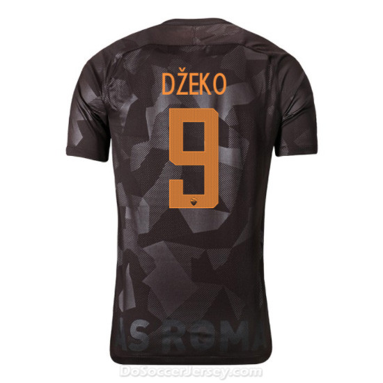 AS ROMA 2017/18 Third DŽEKO #9 Shirt Soccer Jersey - Click Image to Close
