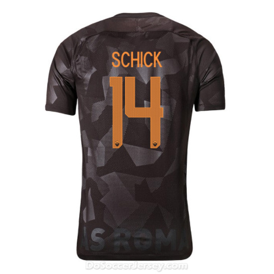 AS ROMA 2017/18 Third SCHICK #14 Shirt Soccer Jersey - Click Image to Close