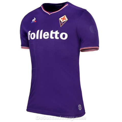 Fiorentina 2017/18 Home Shirt Soccer Jersey