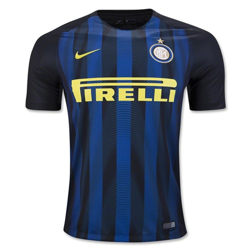 Inter Milan 2016/17 Home Shirt Soccer Jersey - Click Image to Close