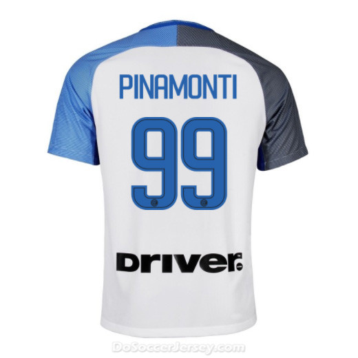 Inter Milan 2017/18 Away PINAMONTI #99 Shirt Soccer Jersey - Click Image to Close