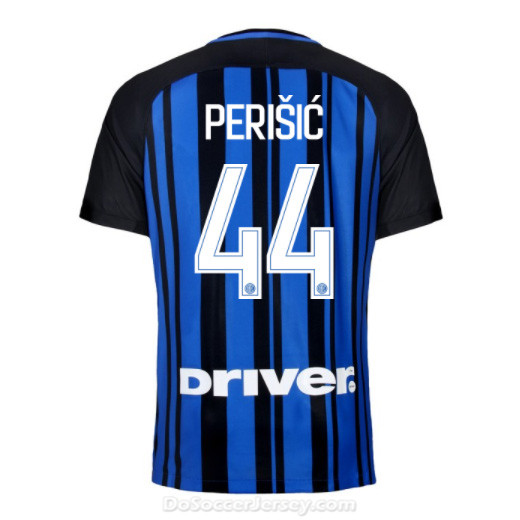 Inter Milan 2017/18 Home PERIŠIĆ #44 Shirt Soccer Jersey - Click Image to Close