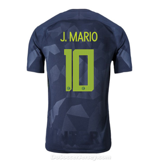 Inter Milan 2017/18 Third J. MARIO #10 Shirt Soccer Jersey - Click Image to Close