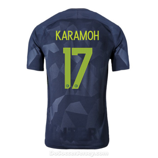 Inter Milan 2017/18 Third KARAMOH #17 Shirt Soccer Jersey - Click Image to Close