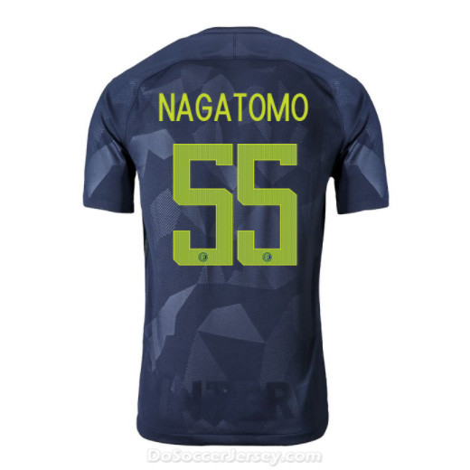 Inter Milan 2017/18 Third NAGATOMO #55 Shirt Soccer Jersey - Click Image to Close