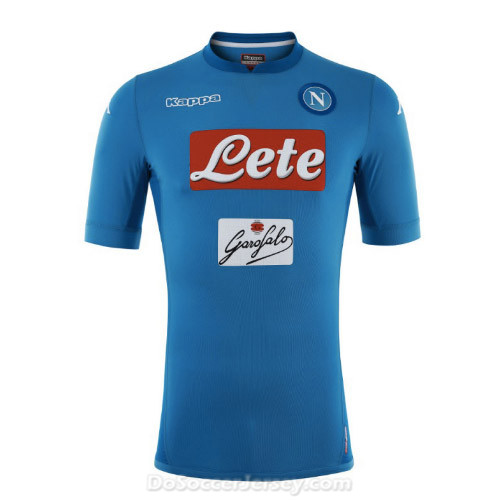 Napoli 2017/18 Home Shirt Soccer Jersey - Click Image to Close