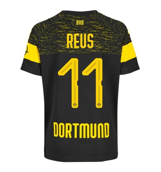 Borussia Dortmund 2018/19 Reus 11 Away Shirt Soccer Jersey - Click Image to Close
