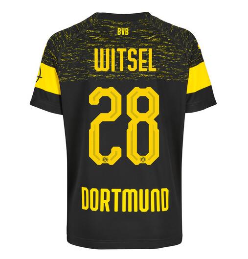 Borussia Dortmund 2018/19 Witsel 28 Away Shirt Soccer Jersey - Click Image to Close