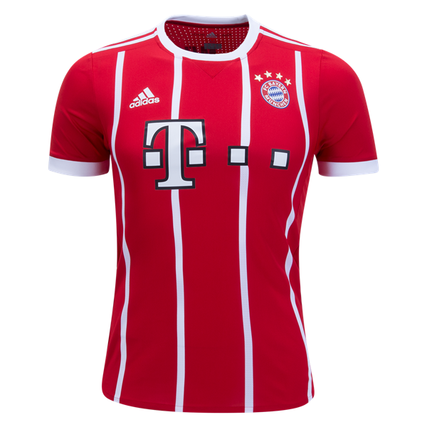 Match Version Bayern Munich 2017/18 Home Shirt Soccer Jersey Men