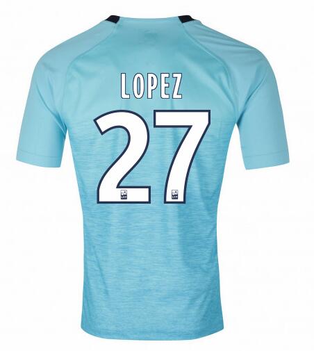 Olympique de Marseille 2018/19 LOPEZ 27 Third Shirt Soccer Jersey - Click Image to Close