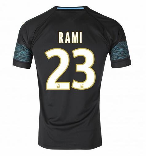 Olympique de Marseille 2018/19 RAMI 23 Away Shirt Soccer Jersey - Click Image to Close