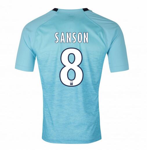 Olympique de Marseille 2018/19 SANSON 8 Third Shirt Soccer Jersey - Click Image to Close