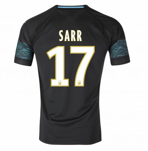 Olympique de Marseille 2018/19 SARR 17 Away Shirt Soccer Jersey - Click Image to Close