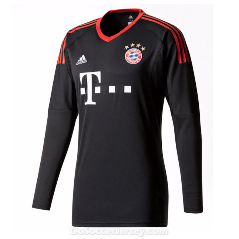 Bayern Munich 2017/18 Home Long Sleeved Goalkeeper Shirt - Click Image to Close