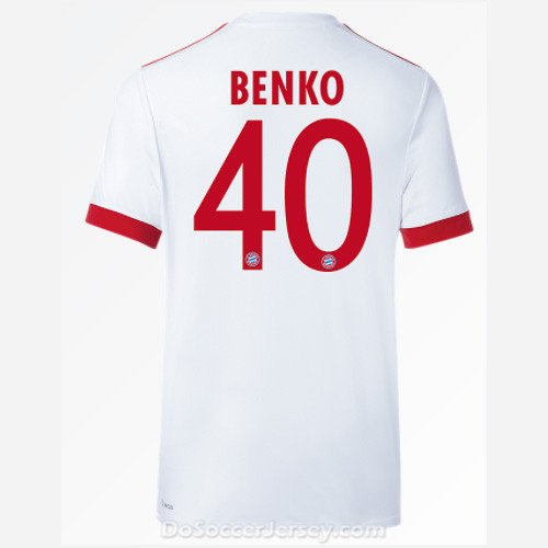 Bayern Munich 2017/18 UCL Benko #40 Shirt Soccer Jersey - Click Image to Close