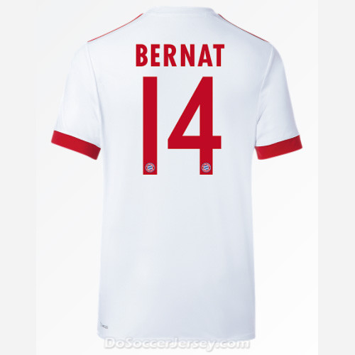 Bayern Munich 2017/18 UCL Bernat #14 Shirt Soccer Jersey - Click Image to Close