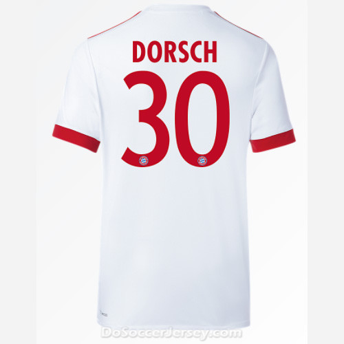 Bayern Munich 2017/18 UCL Dorsch #30 Shirt Soccer Jersey - Click Image to Close
