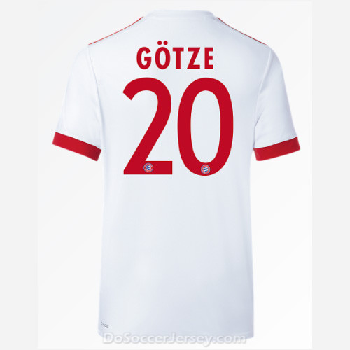 Bayern Munich 2017/18 UCL Götze #20 Shirt Soccer Jersey - Click Image to Close