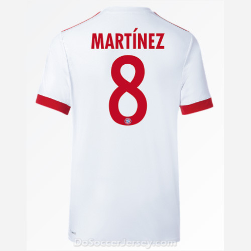 Bayern Munich 2017/18 UCL Martínez #8 Shirt Soccer Jersey - Click Image to Close