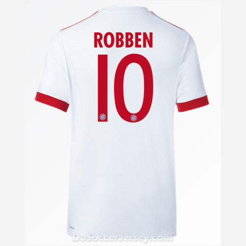 Bayern Munich 2017/18 UCL Robben #10 Shirt Soccer Jersey - Click Image to Close