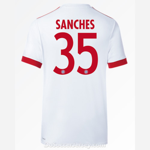 Bayern Munich 2017/18 UCL Sanches #35 Shirt Soccer Jersey - Click Image to Close