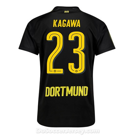 Borussia Dortmund 2017/18 Away Kagawa #23 Shirt Soccer Jersey