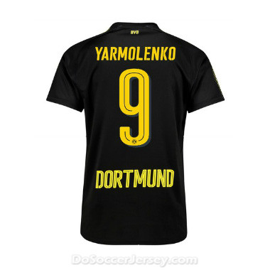 Borussia Dortmund 2017/18 Away Yarmolenko #9 Shirt Soccer Jersey