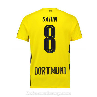 Borussia Dortmund 2017/18 Home Sahin #8 Shirt Soccer Jersey
