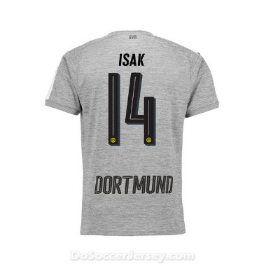 Borussia Dortmund 2017/18 Third Isak #14 Shirt Soccer Jersey