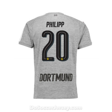Borussia Dortmund 2017/18 Third Philipp #20 Shirt Soccer Jersey - Click Image to Close