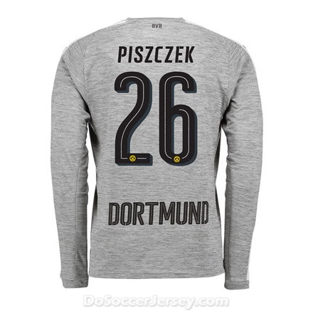 Borussia Dortmund 2017/18 Third Piszczek #26 Long Sleeve Soccer Shirt - Click Image to Close