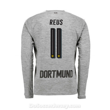 Borussia Dortmund 2017/18 Third Reus #11 Long Sleeve Soccer Shirt