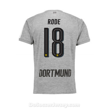Borussia Dortmund 2017/18 Third Rode #18 Shirt Soccer Jersey