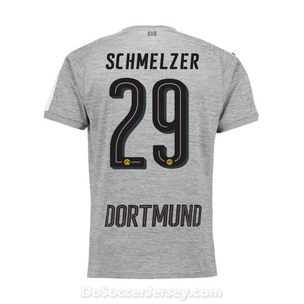 Borussia Dortmund 2017/18 Third Schmelzer #29 Shirt Soccer Jersey