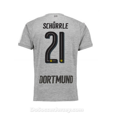 Borussia Dortmund 2017/18 Third Schürrle #21 Shirt Soccer Jersey - Click Image to Close