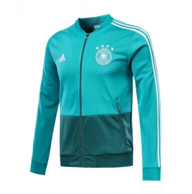 Germany 2018 World Cup Training Jacket Top Green - Click Image to Close