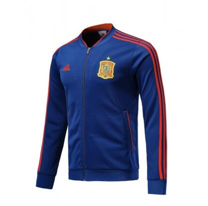 Spain 2018 World Cup Blue Track Jacket - Click Image to Close