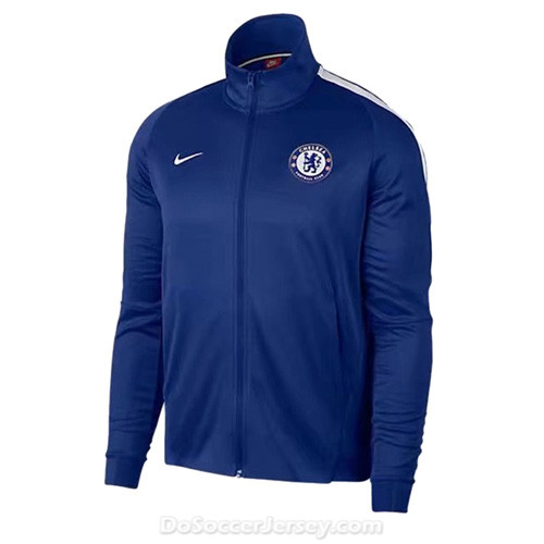 Chelsea 2017/18 Blue Training Jacket - Click Image to Close