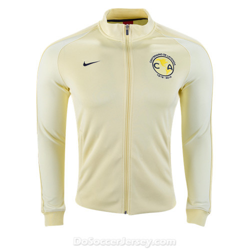 Club America 2016/17 Yellow N98 Track Jacket - Click Image to Close